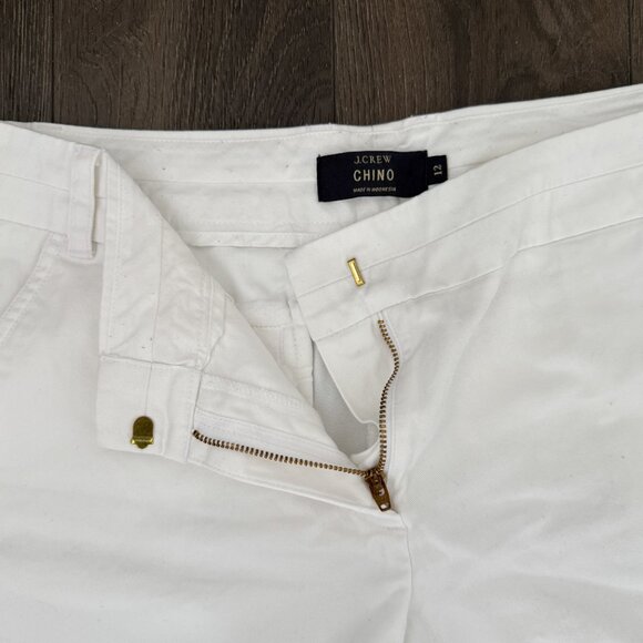 J CREW - Chino Shorts - Women - White - 12 - Picture 3 of 4